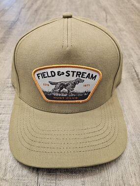 Field & Stream Men's Khaki Hunt Club Patch Cap